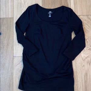 Maternity black top
